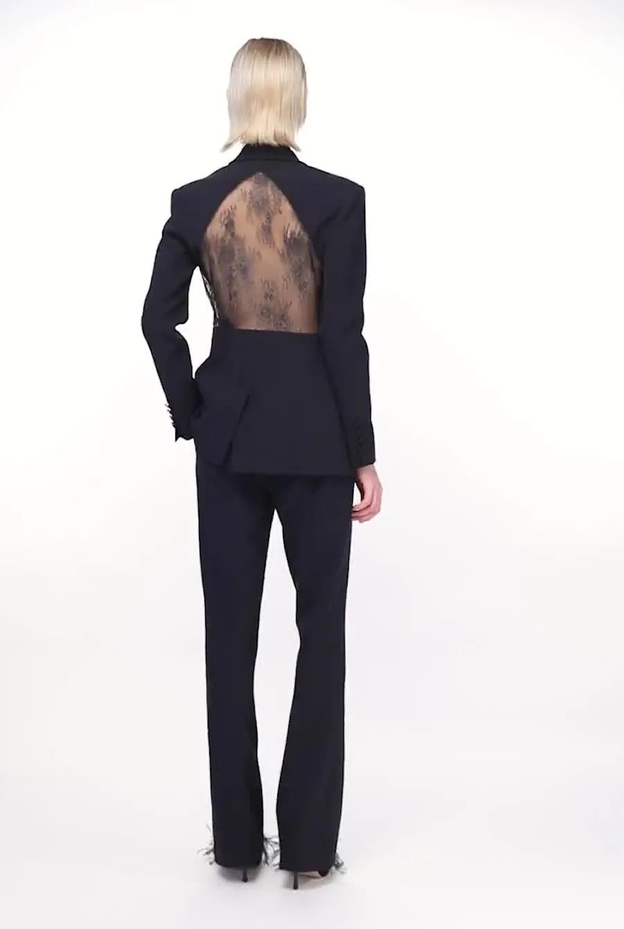 Pinko Technical Crepe Trousers