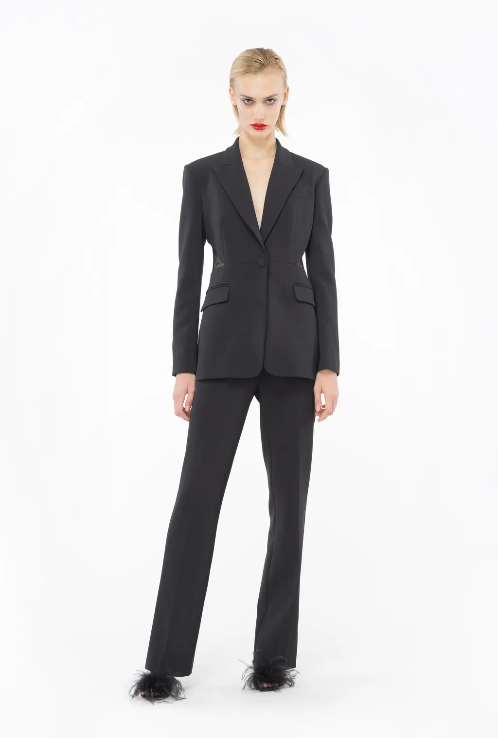 Pinko Technical Crepe Trousers