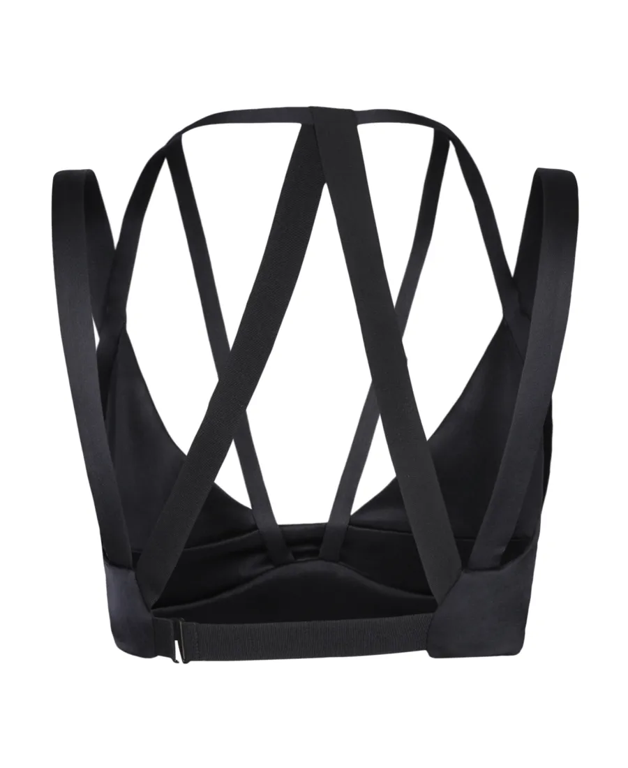 Strap-Detail Sleeveless Cropped Top