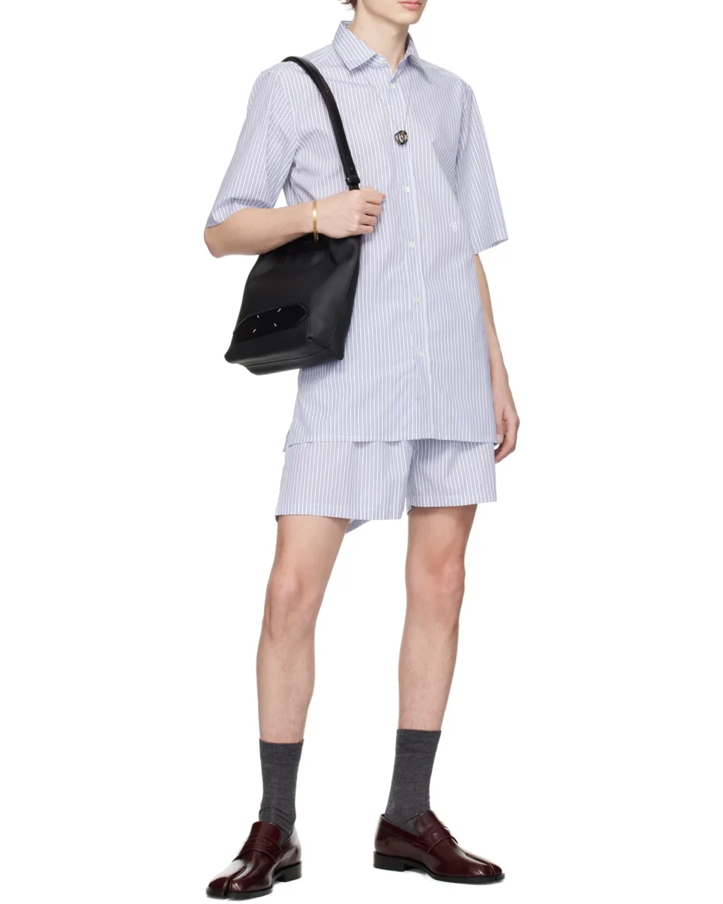 Maison Margiela Striped Buttoned Shirt