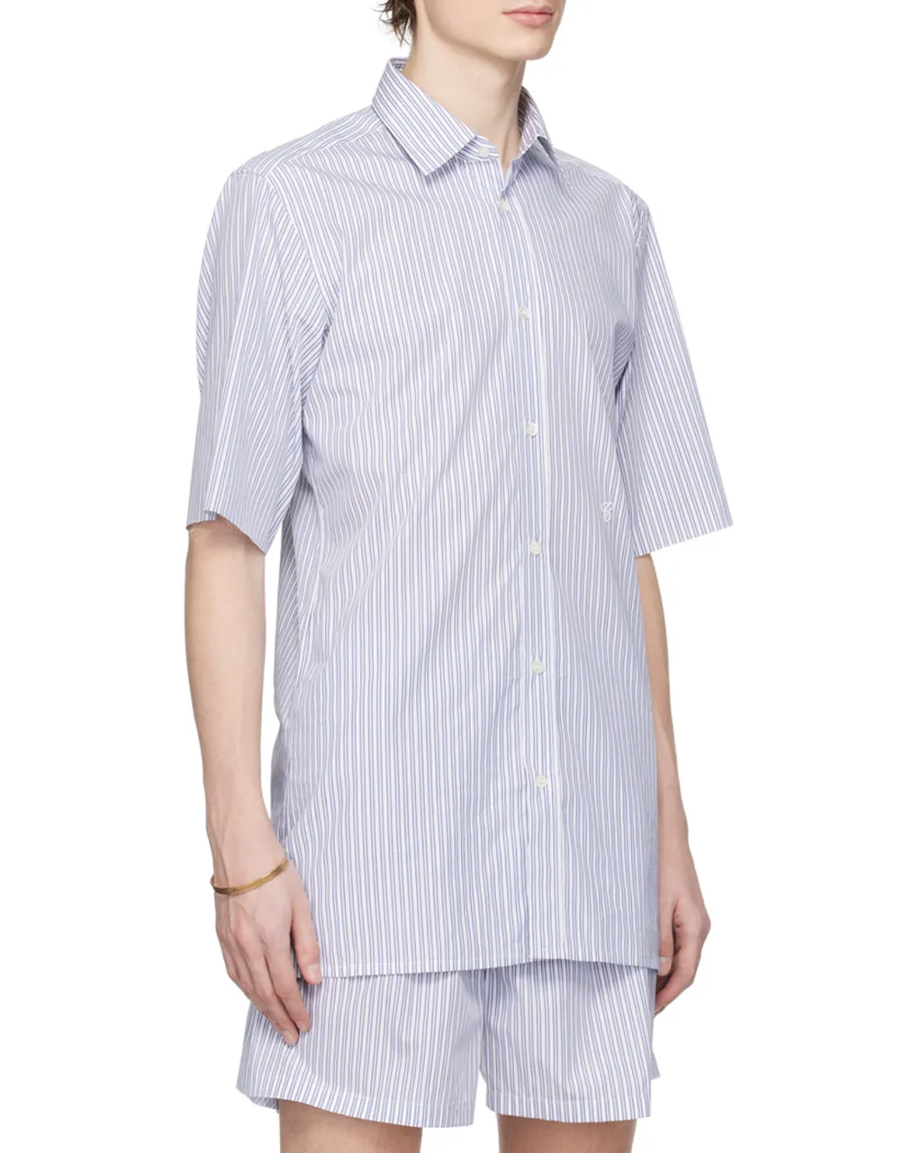 Maison Margiela Striped Buttoned Shirt
