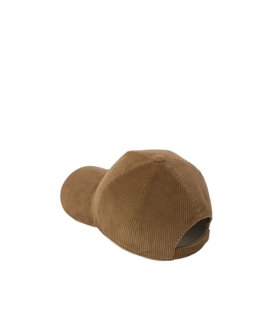Miu Miu Logo-Appliqué Curved Peak Baseball Cap