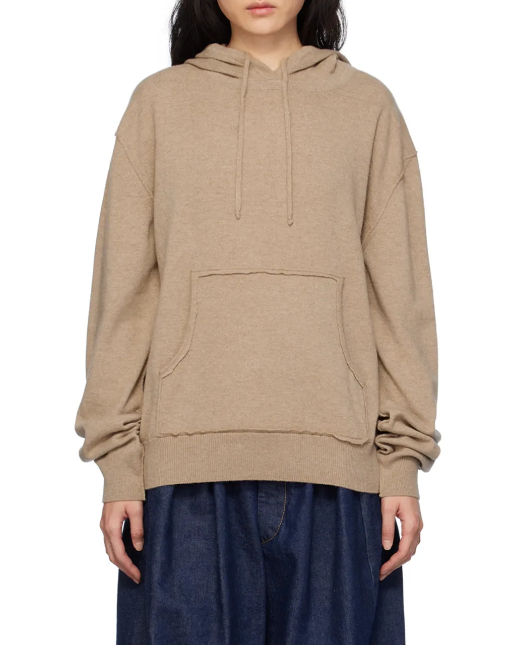 Maison Margiela Knitted Drawstring Hoodie