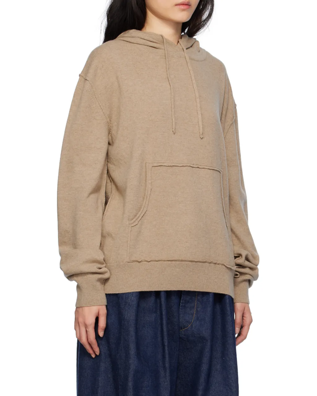 Maison Margiela Knitted Drawstring Hoodie