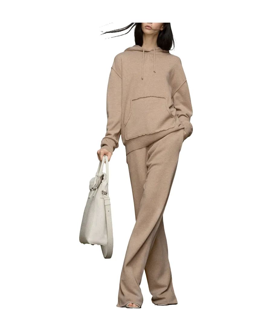 Maison Margiela Knitted Drawstring Hoodie