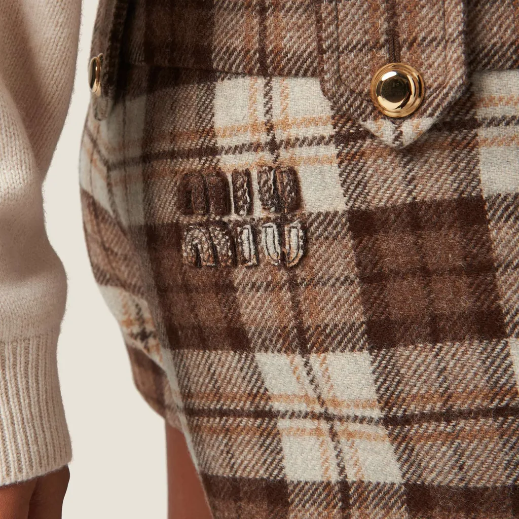 Checked Shorts