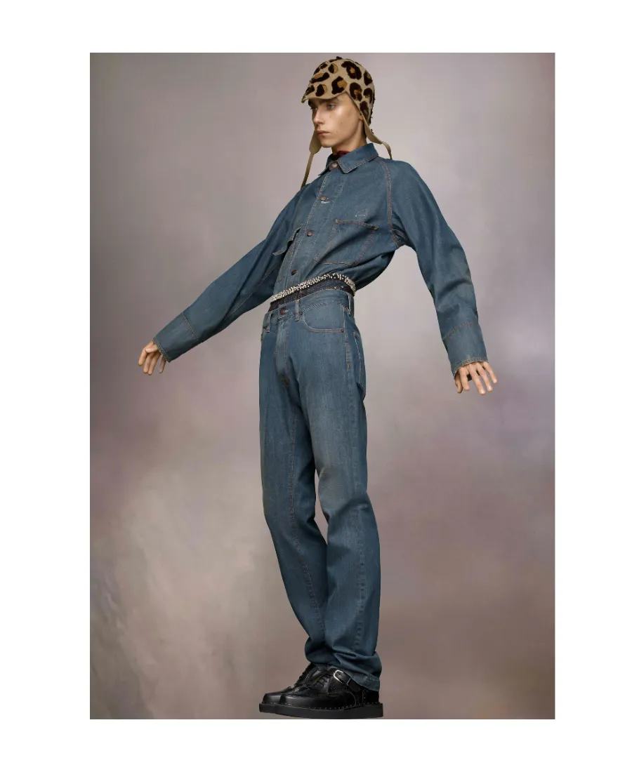 Maison Margiela Americana Wash Turn-Up Jeans