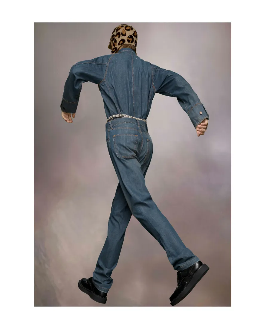 Maison Margiela Americana Wash Turn-Up Jeans