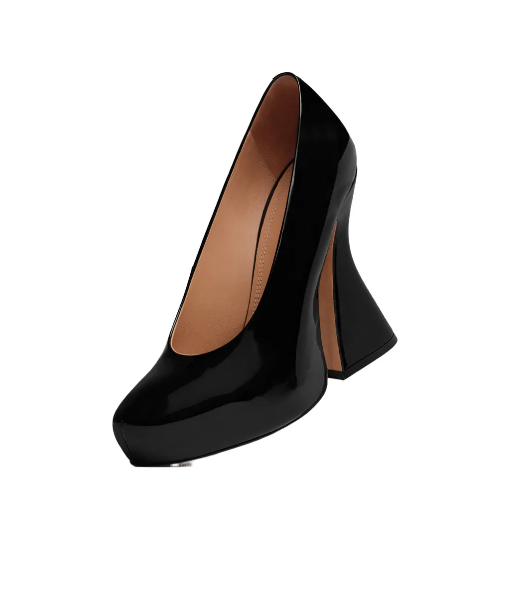 Maison Margiela Block Heeled Slip-On Pumps