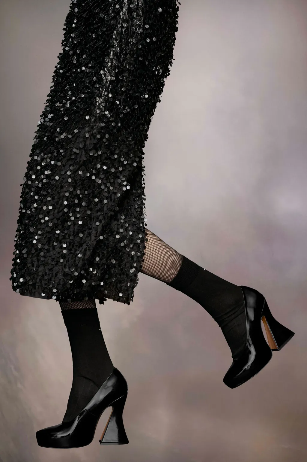 Maison Margiela Block Heeled Slip-On Pumps