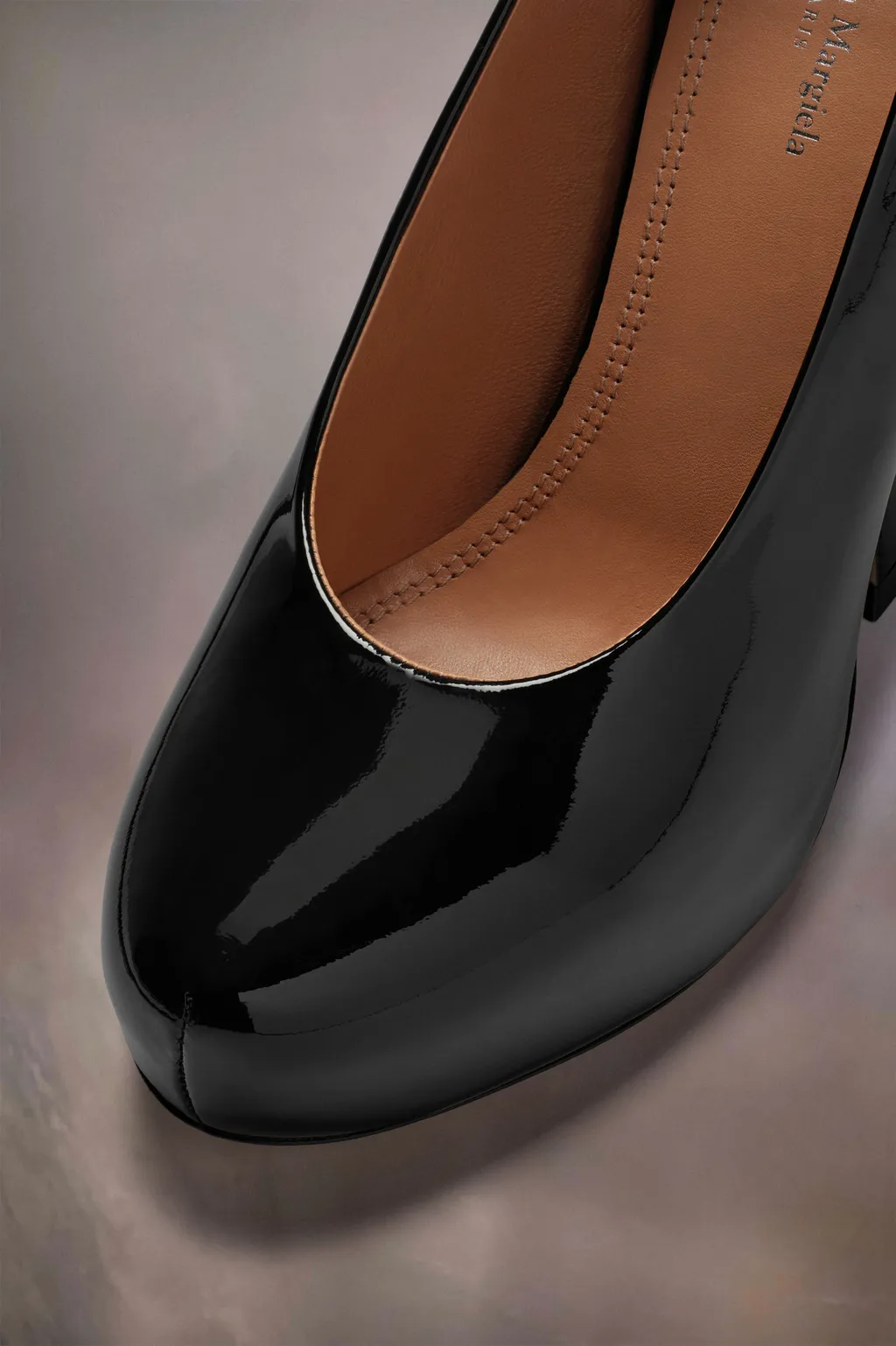 Maison Margiela Block Heeled Slip-On Pumps
