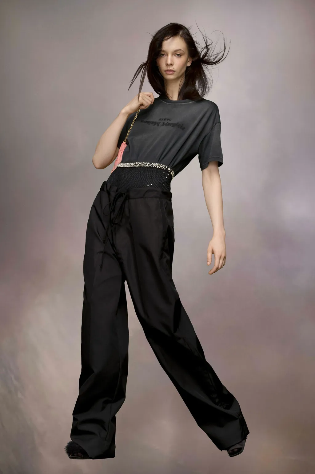 Maison Margiela High-Rise Waist Tie Pants