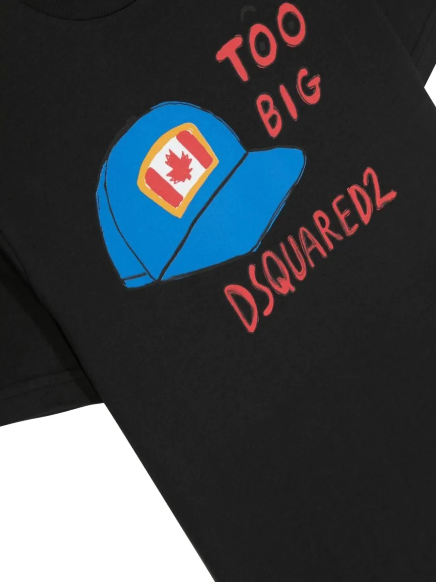 Dsquared2 Kids Cap Graphic T Shirt