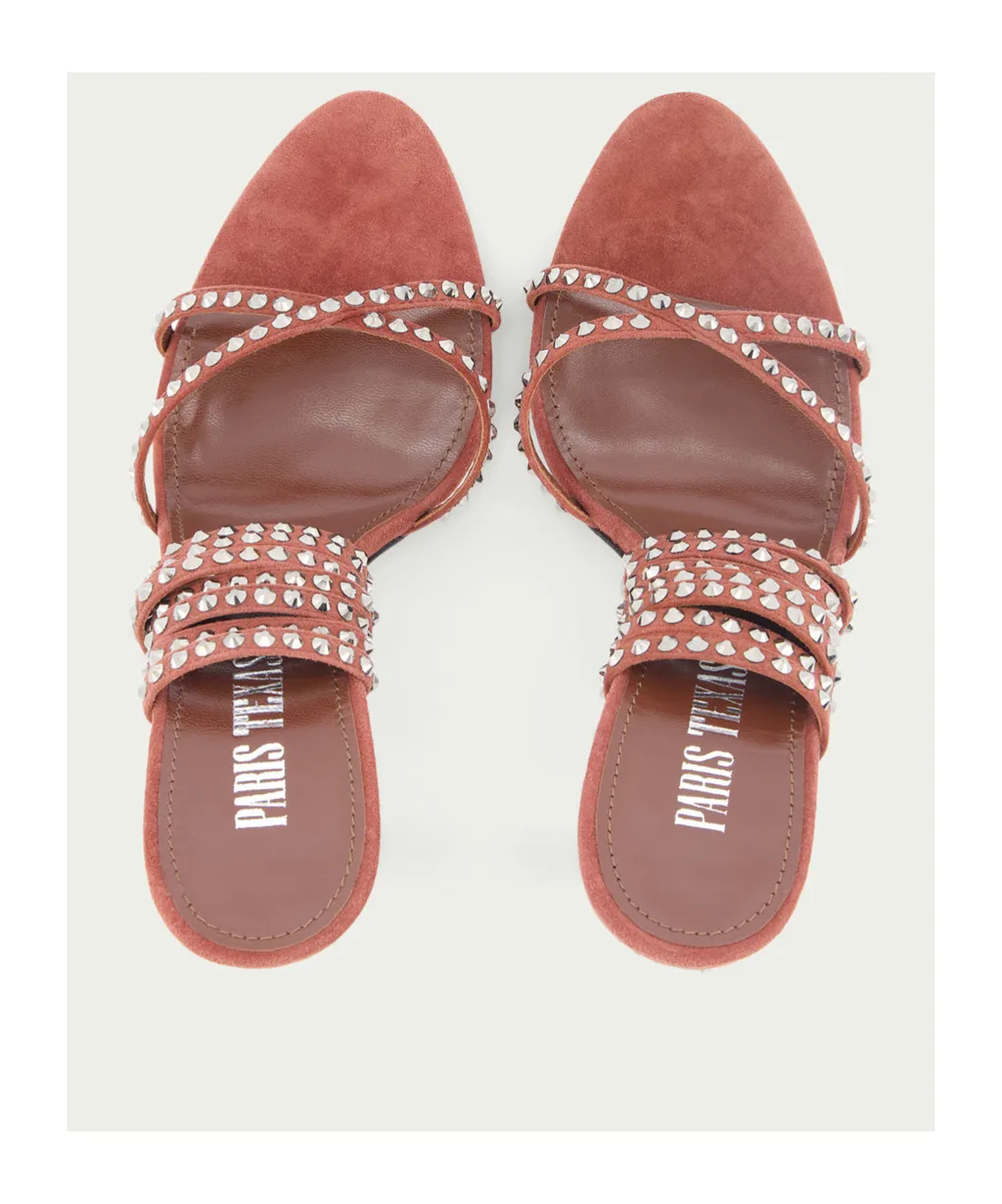 Paris Texas Holly Zoe Embellished Ankle Strapped Sandals