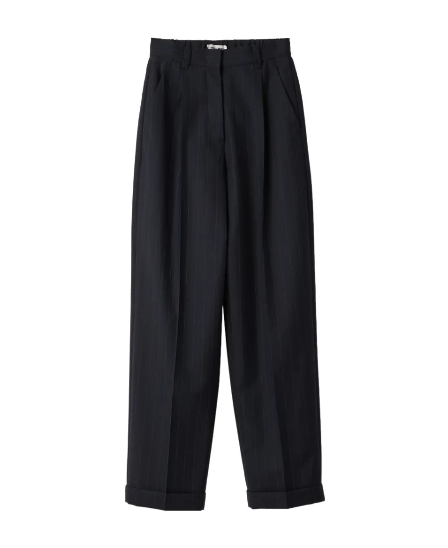 Pinstriped Pants
