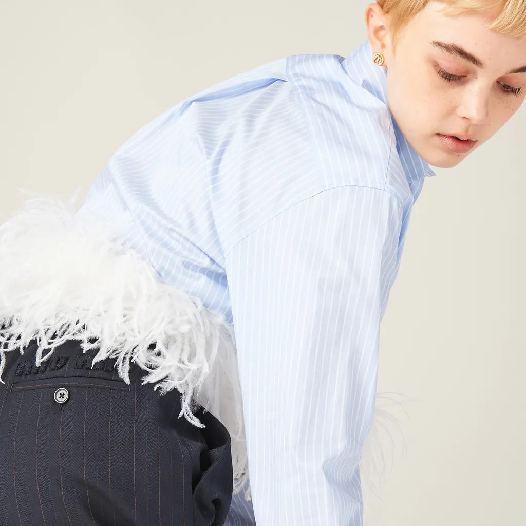 Pinstriped Pants