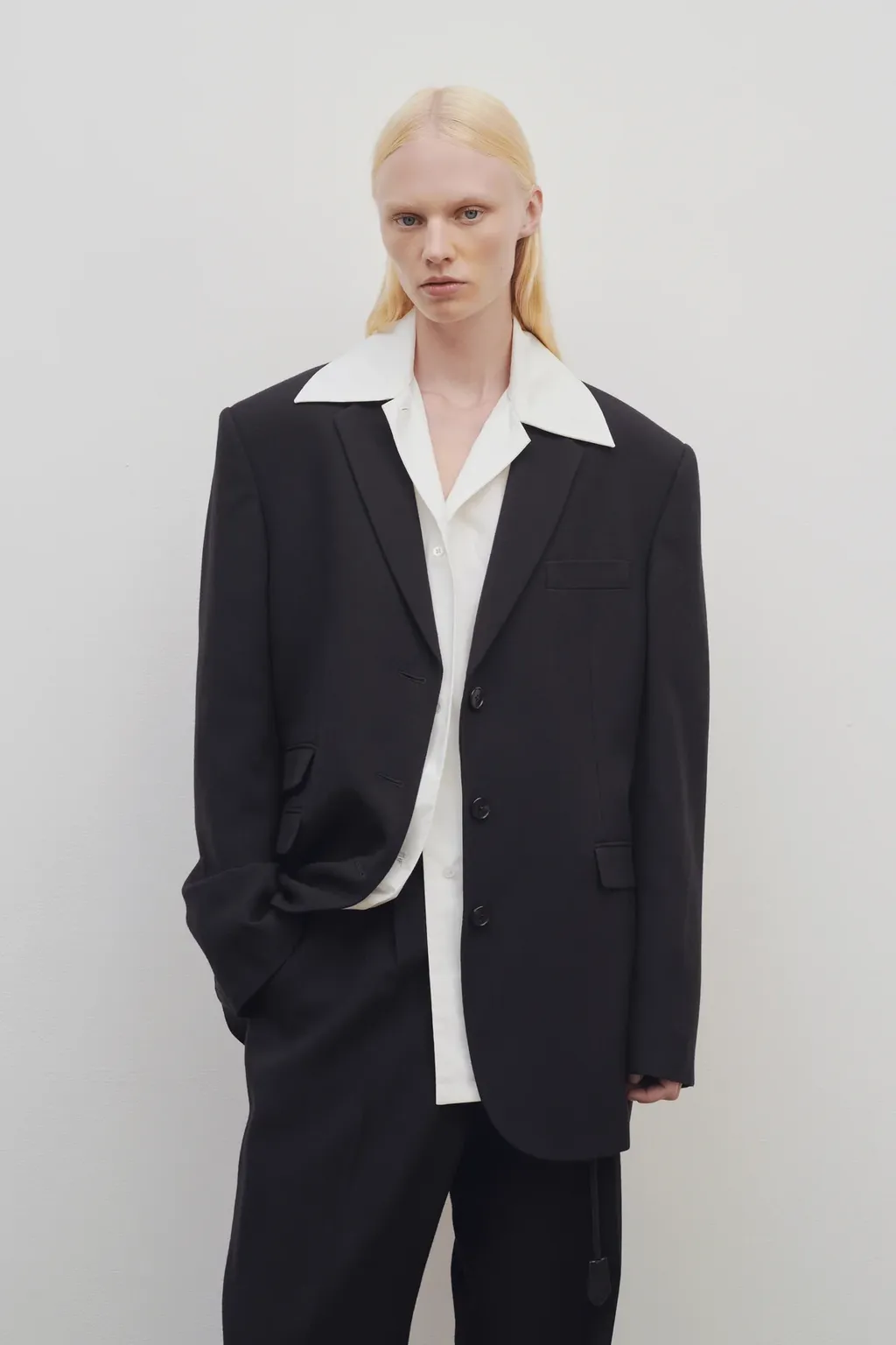 Ule Wool Canvas Blazer