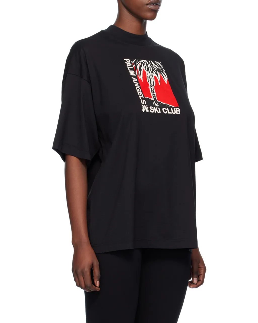 Palm Angels Graphic Printed Crewneck T-Shirt
