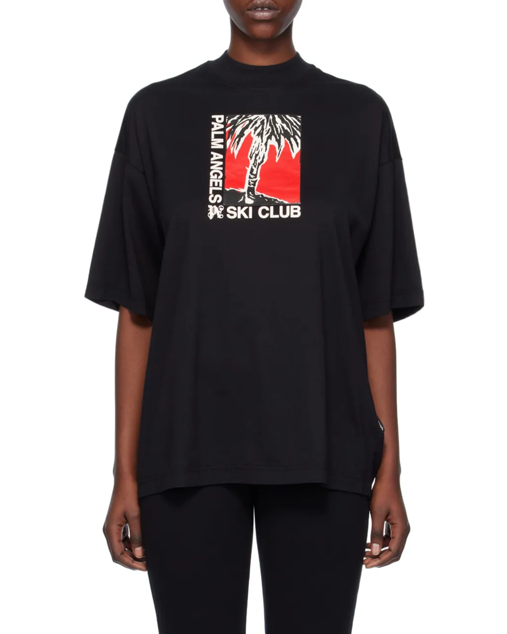 Palm Angels Graphic Printed Crewneck T-Shirt