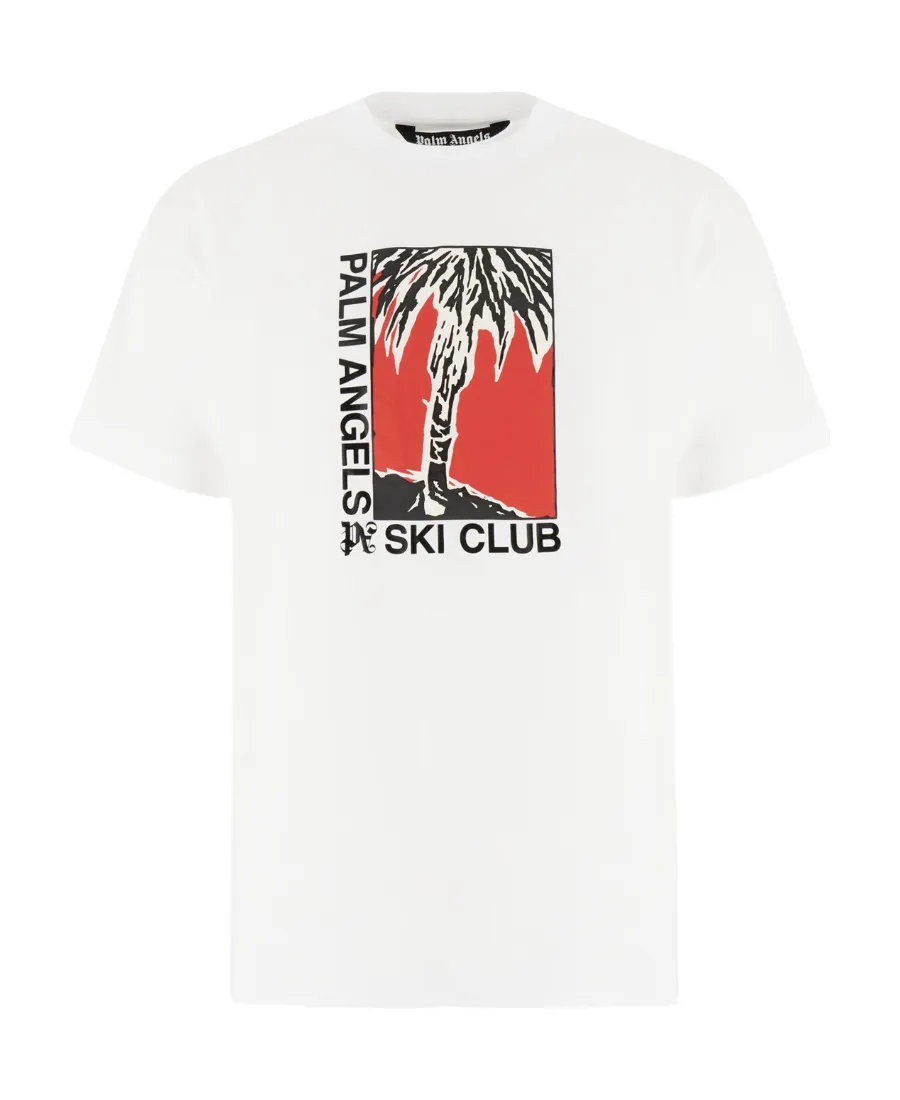 Palm Angels Ski Club Graphic Printed T-Shirt