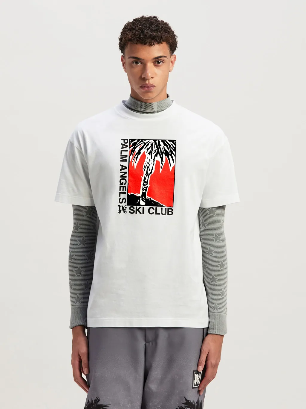 Palm Angels Ski Club Graphic Printed T-Shirt