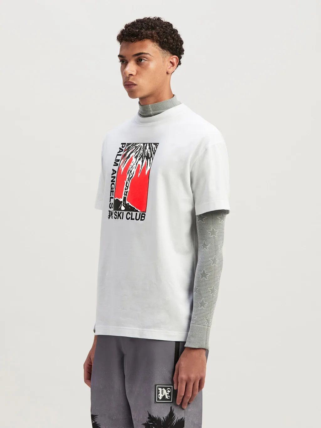 Palm Angels Ski Club Graphic Printed T-Shirt