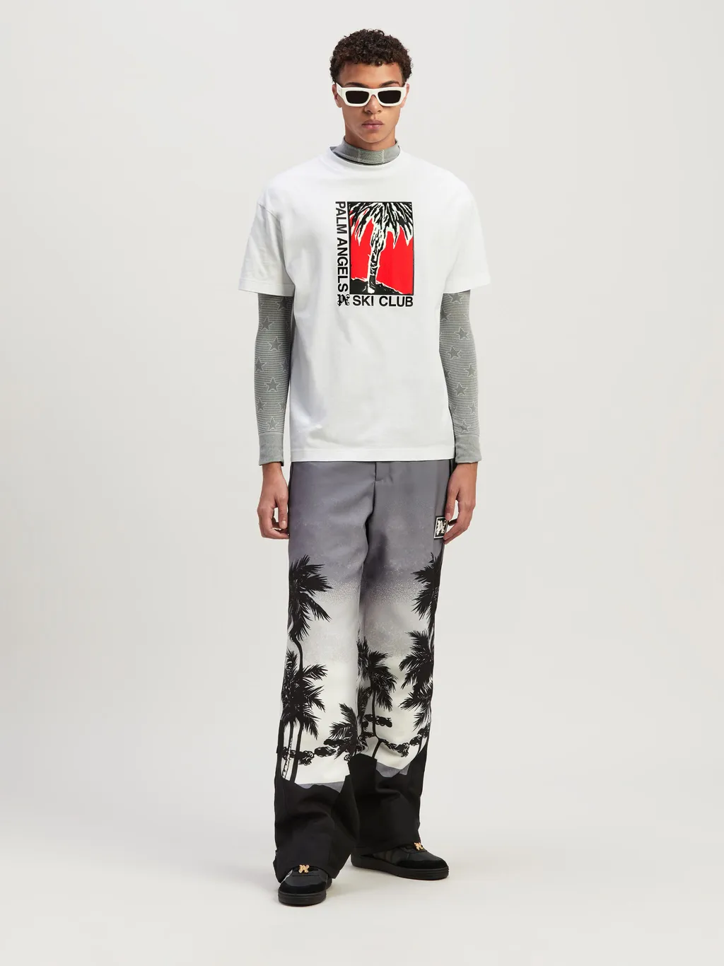Palm Angels Ski Club Graphic Printed T-Shirt