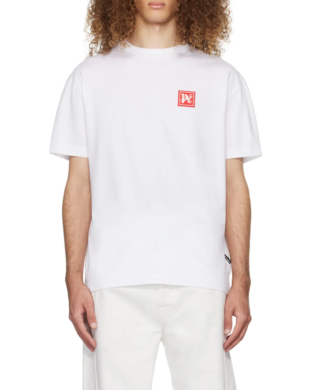 Palm Angels Ski Club Logo Patch Crewneck T-Shirt