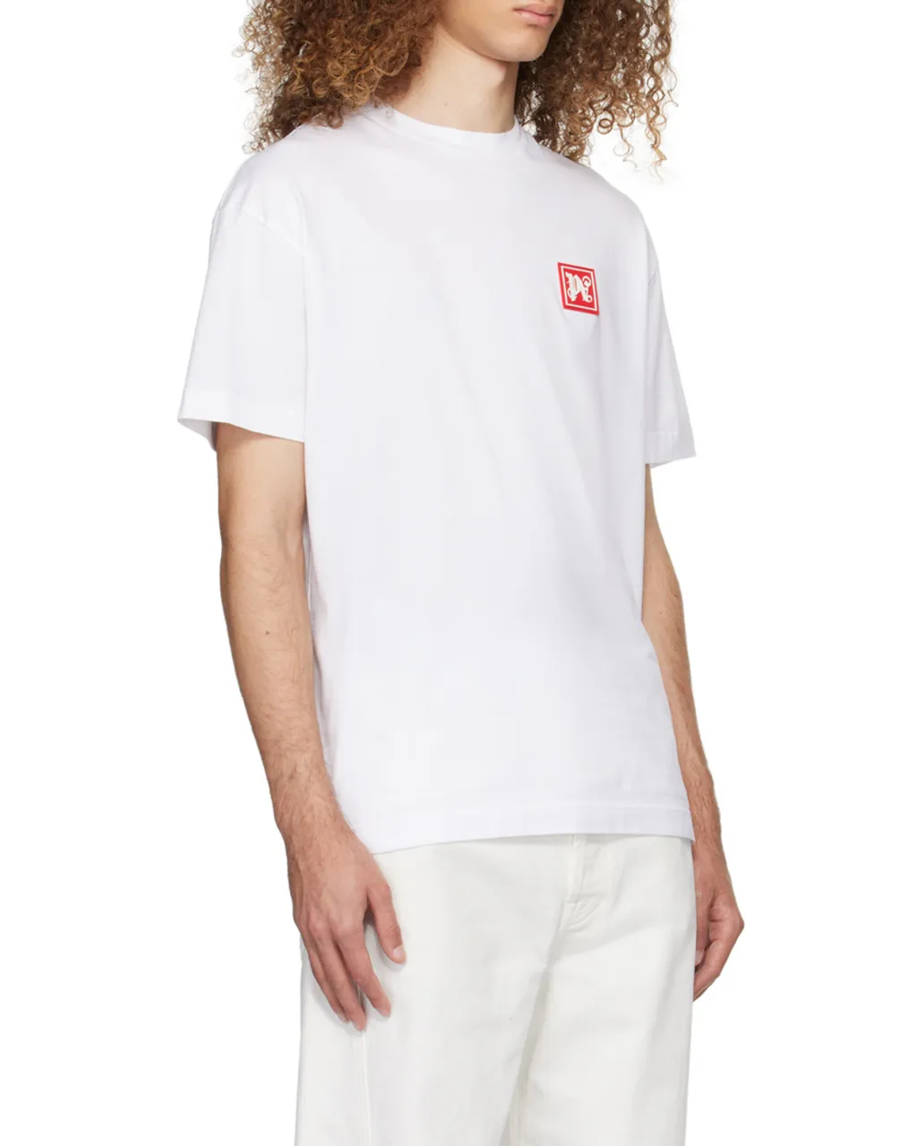 Palm Angels Ski Club Logo Patch Crewneck T-Shirt