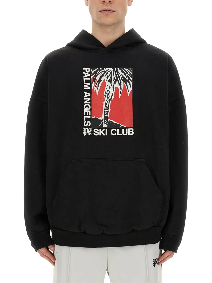 Palm Angels Palm Ski Club Printed Hoodie