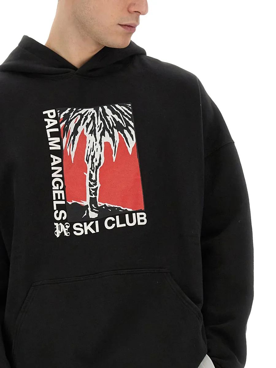 Palm Angels Palm Ski Club Printed Hoodie