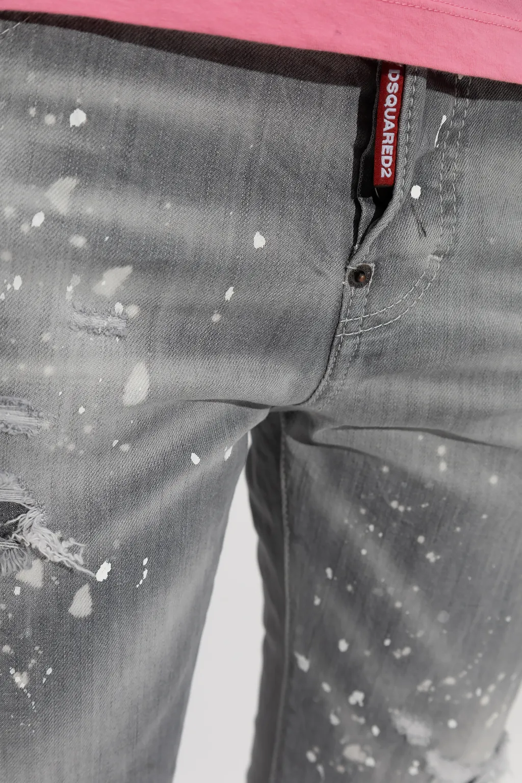 Dsquared2 Distressed Cropped Jeans
