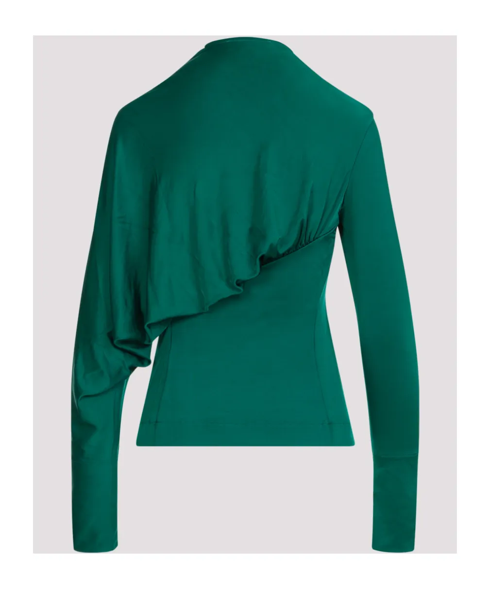 Victoria Beckham Long-Sleeved Cut-Out Detailed Top