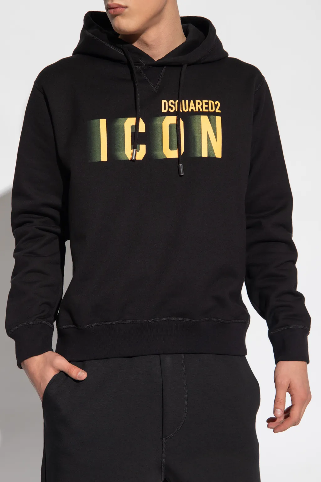 Dsquared2 Icon Printed Drawstring Hoodie