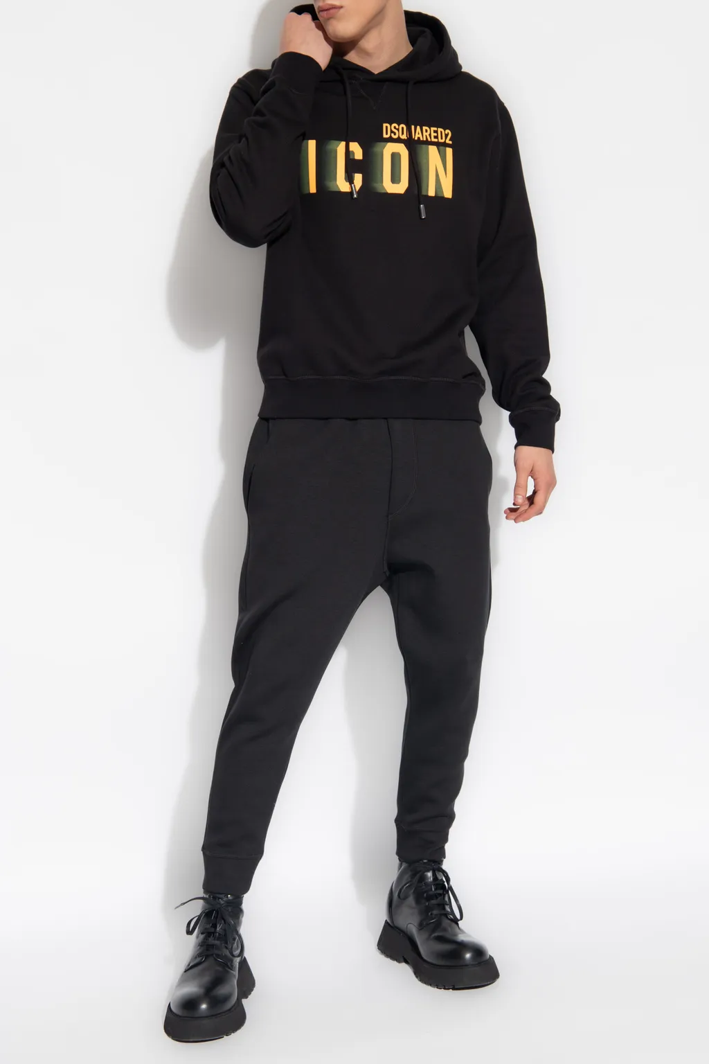 Dsquared2 Icon Printed Drawstring Hoodie