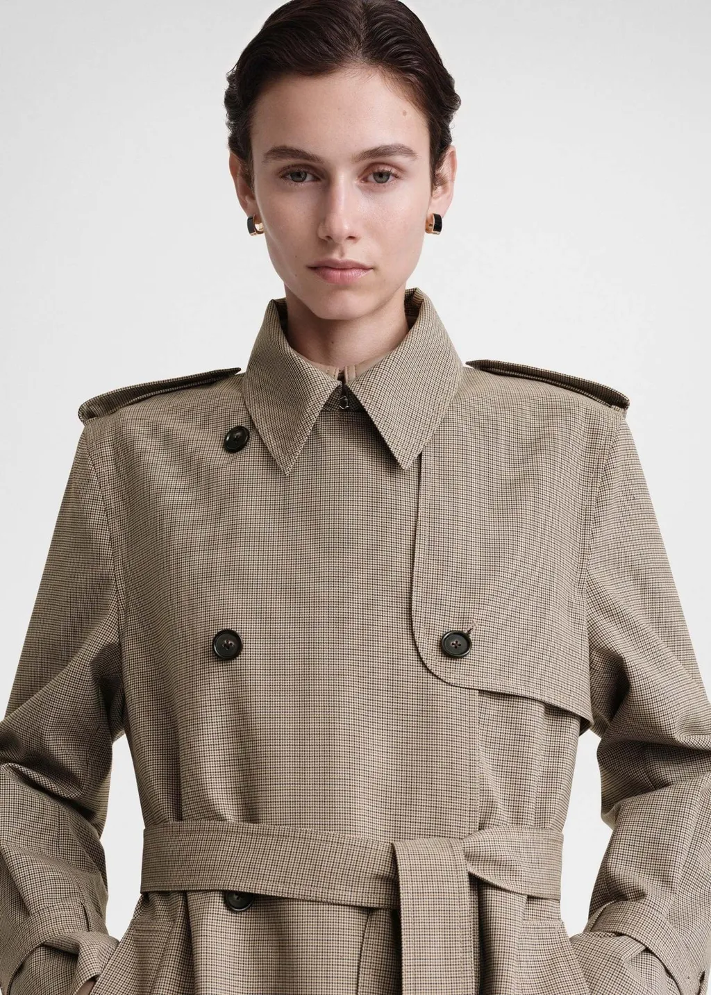 Double-Breasted Trench Coat