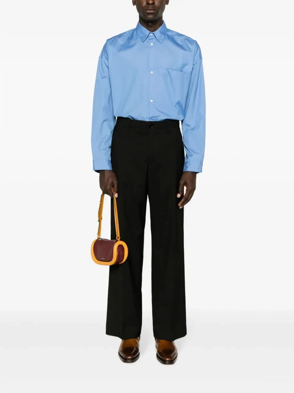 Tropical Straight-Leg Tailored Trousers