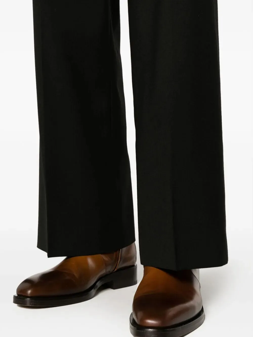 Tropical Straight-Leg Tailored Trousers