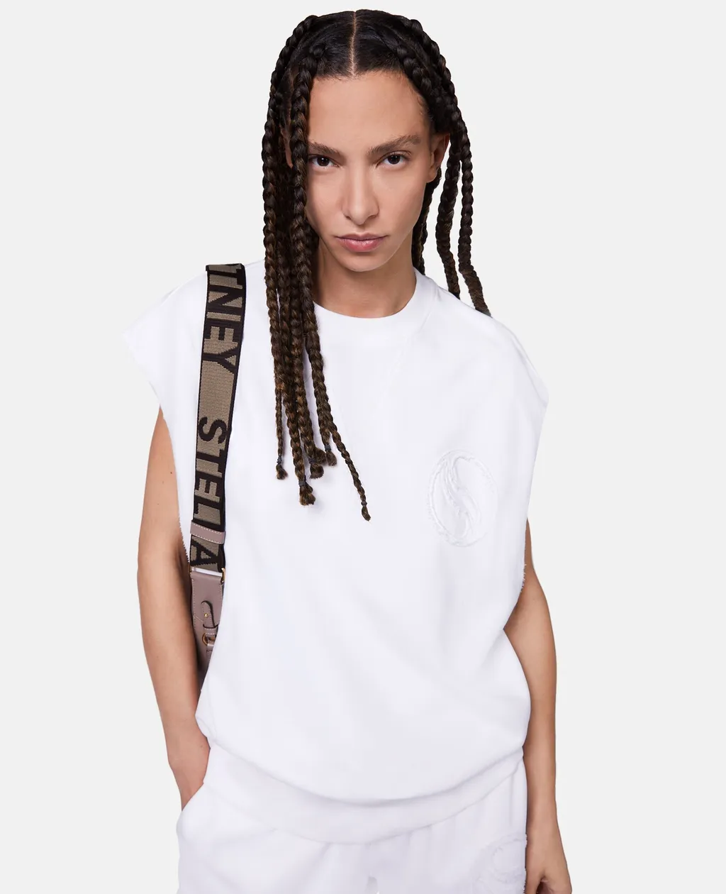 Stella Mccartney S-Wave Crewneck Tank Top