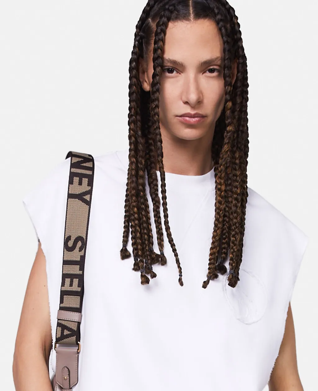 Stella Mccartney S-Wave Crewneck Tank Top
