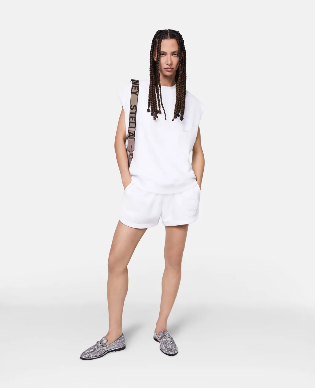 Stella Mccartney S-Wave Crewneck Tank Top