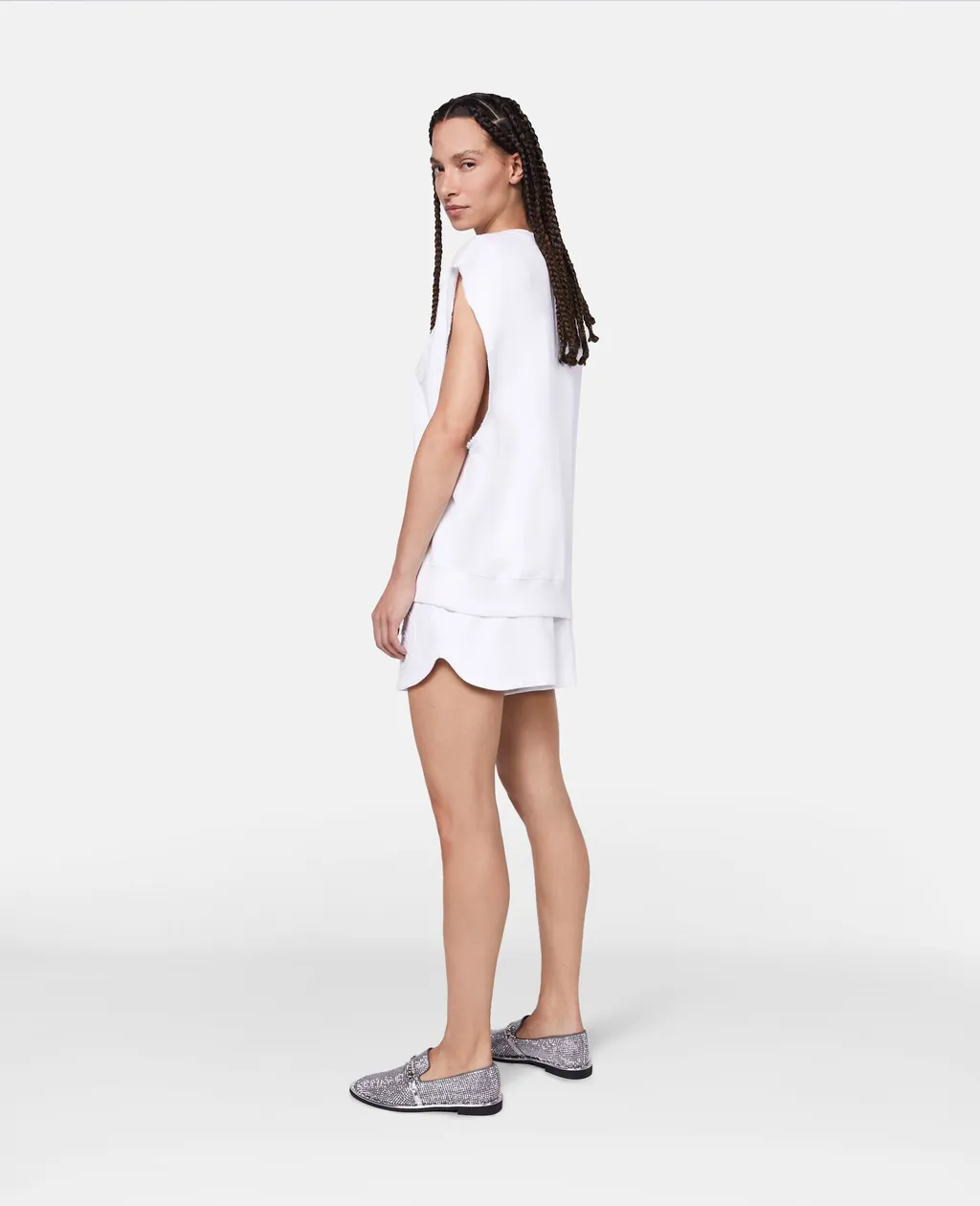 Stella Mccartney S-Wave Crewneck Tank Top