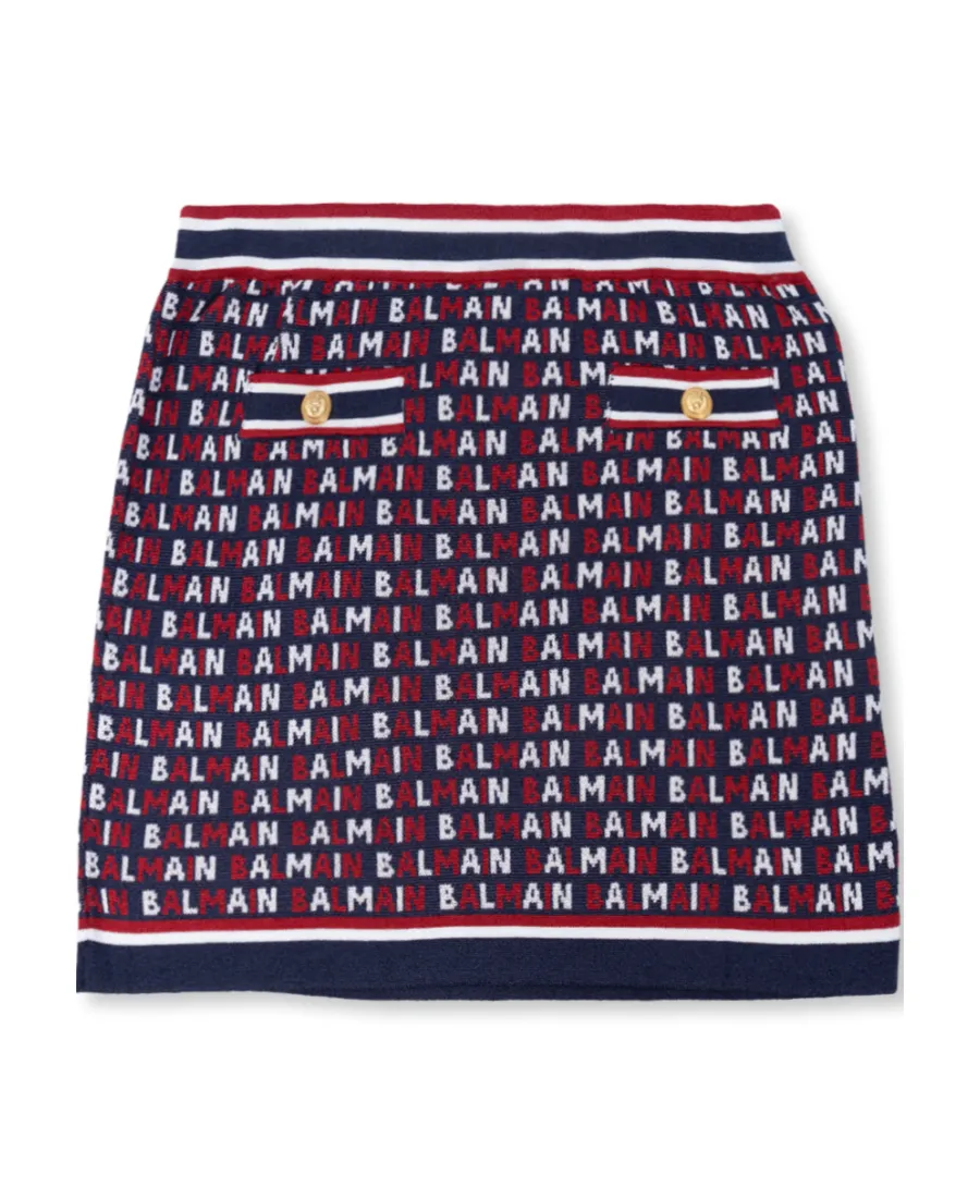Balmain Kids Knit Skirt
