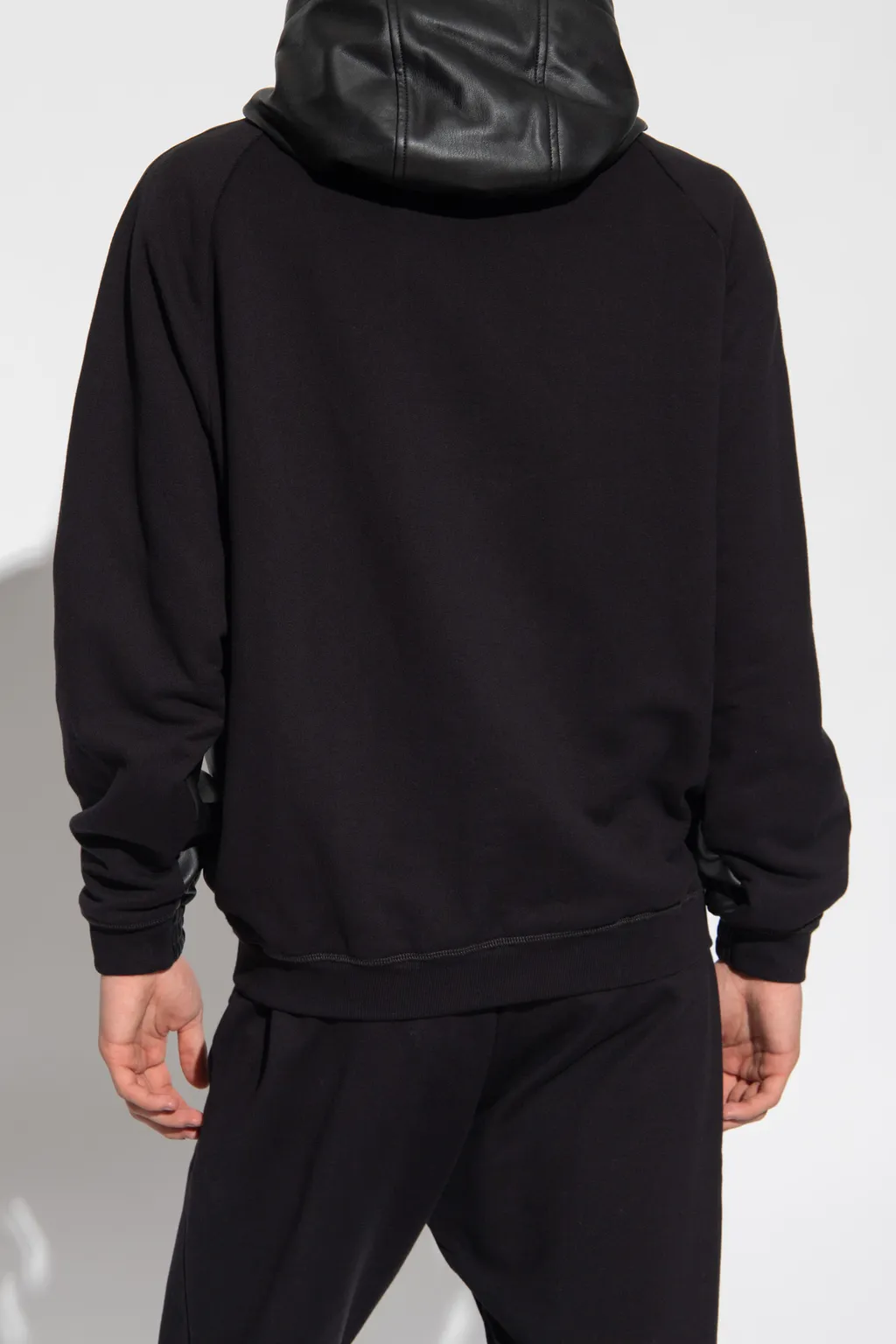 Dsquared2 Hooded Leather Jacket