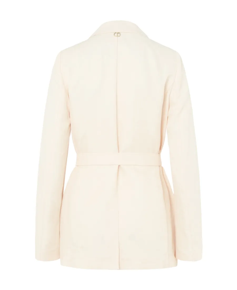 Long-Sleeved Lapel Blazer