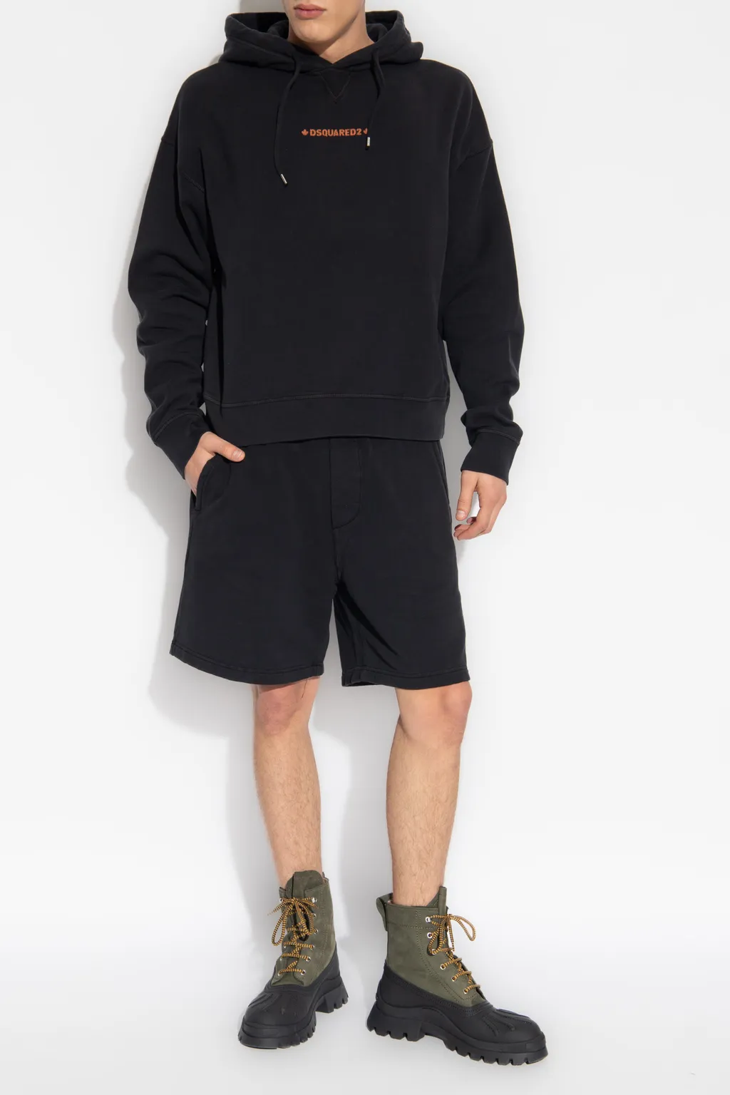 Dsquared2 Logo Printed Shorts
