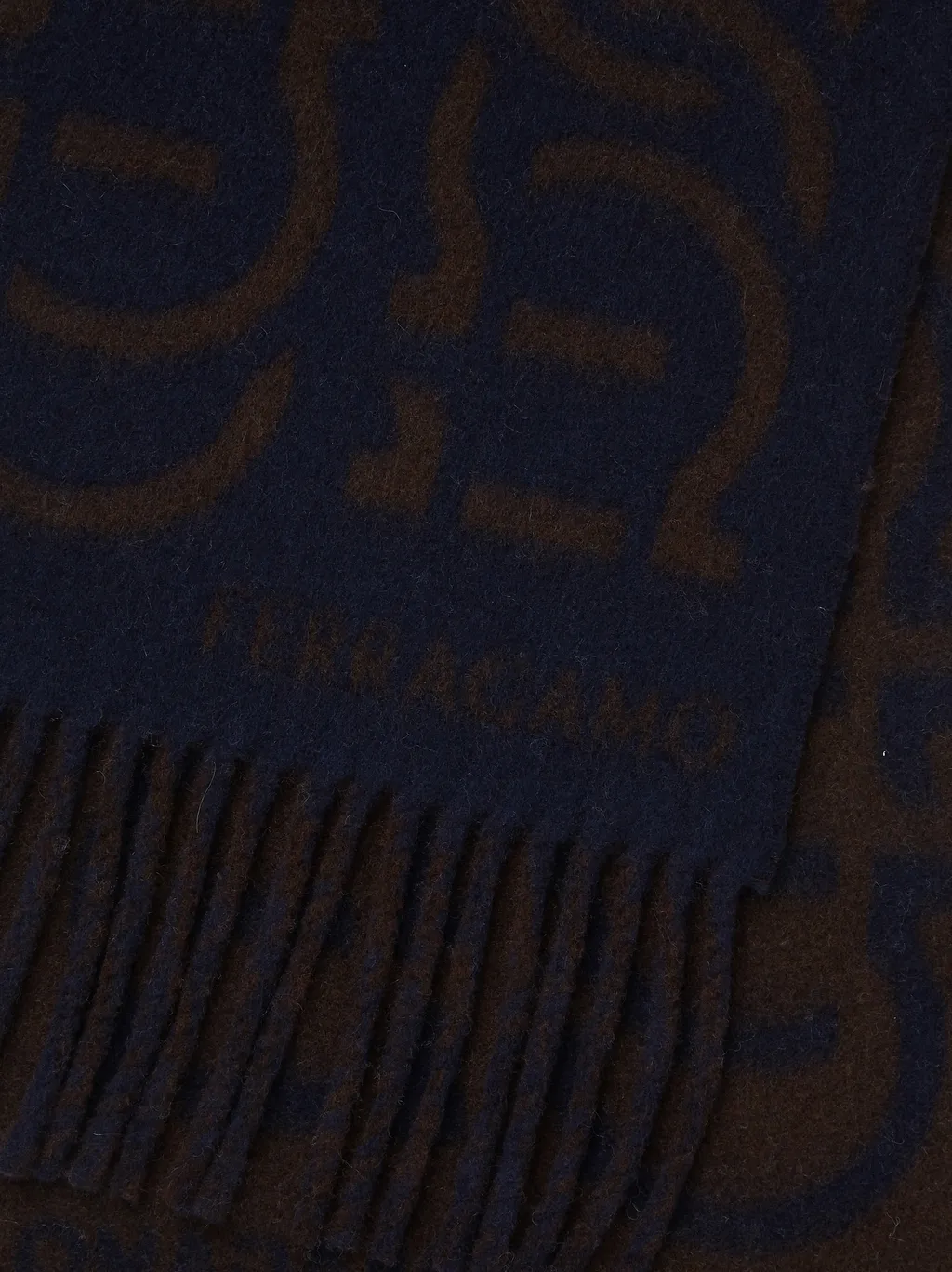 Jacquard Wool Scarf