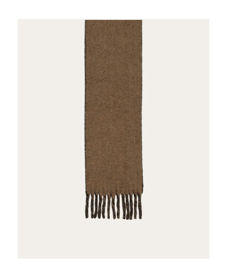 Logo Wool Scarf