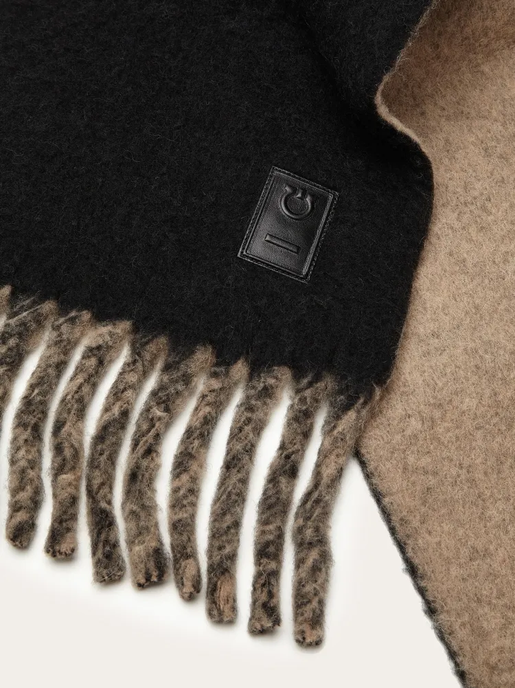 Logo Wool Scarf