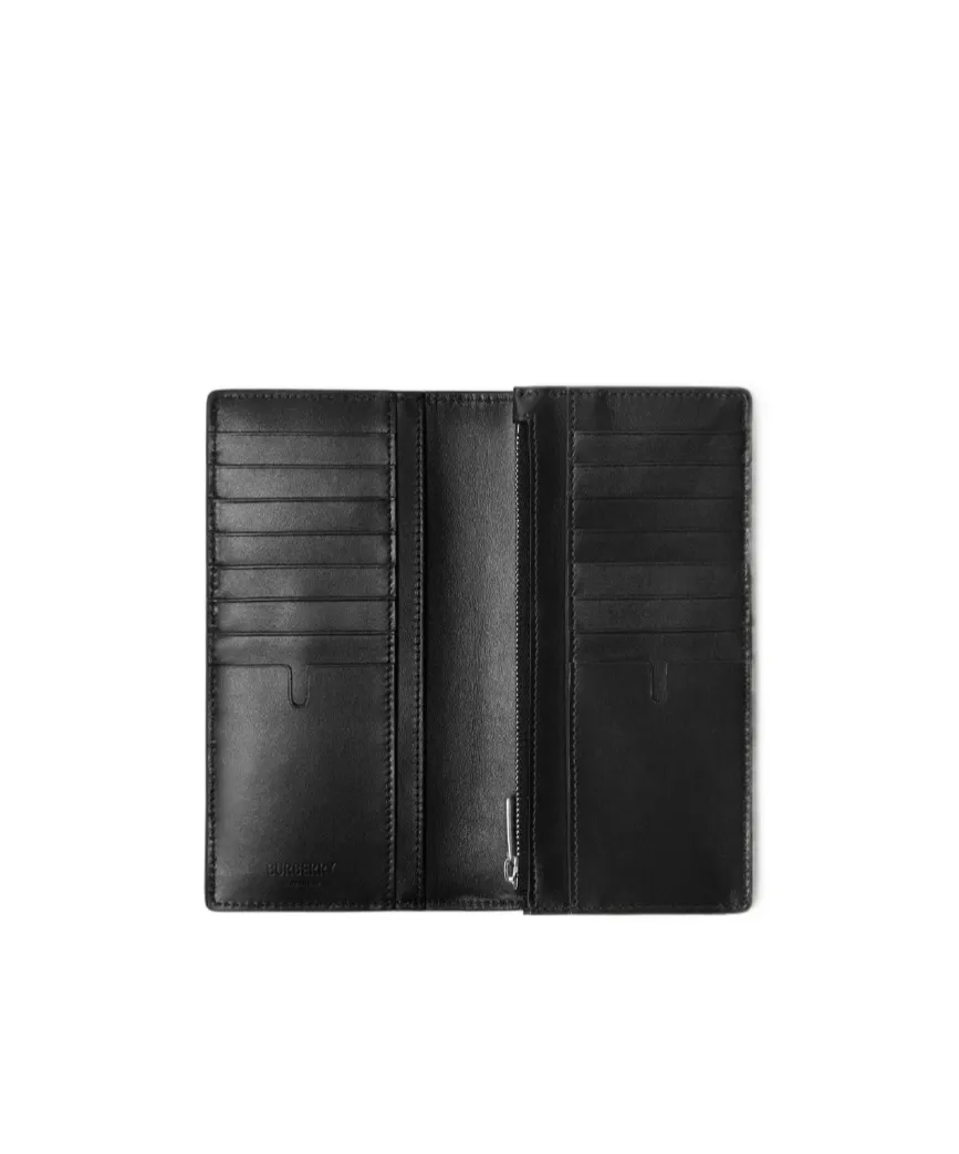 Burberry Check Embossed Continental Wallet